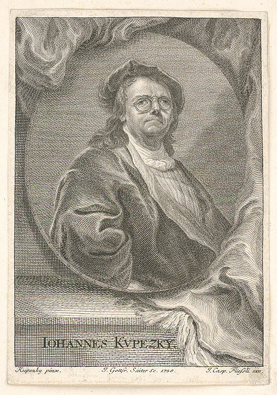 Johann Gottfried Seutter, Ján Kupecký, Johann Caspar Füssli – Ján Kupecký