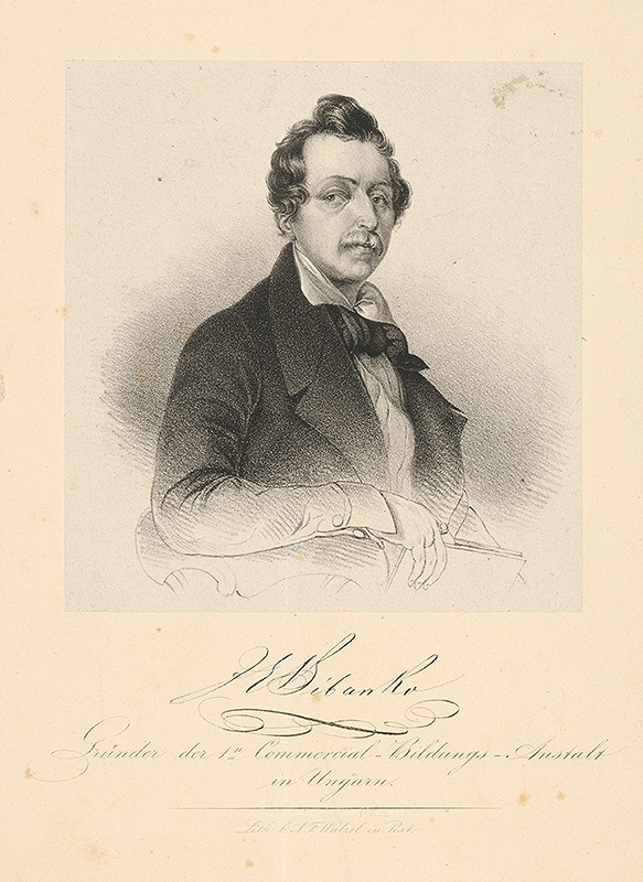 August Friedrich Walzel – Portrét J.E.Bíbanku
