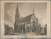 Simon Quaglio, Domenico Quaglio – Kláštor a kostol v Thamme 