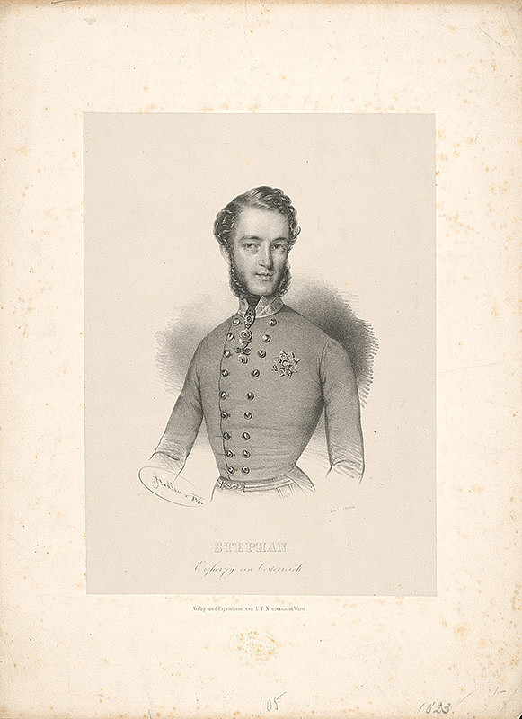 Johann Stadler – Portrét arcikniežaťa Štefana Franza Viktora von Österreich
