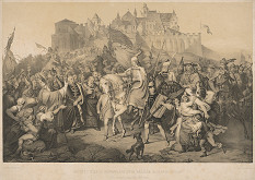 Henrik Weber, Franz Seraph Hanfstaengl – Príchod kráľa Mateja do Budína 