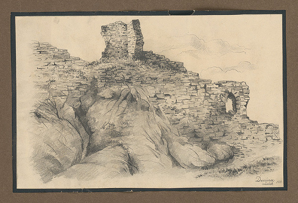 Gejza Bošácky – Zrúcanina hradu Devín