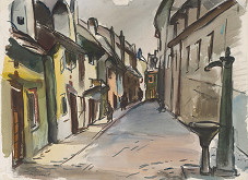 Frieda Salvendy – Alchymistická ulica v Prahe 