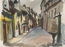 Frieda Salvendy – Alchymistická ulica v Prahe 