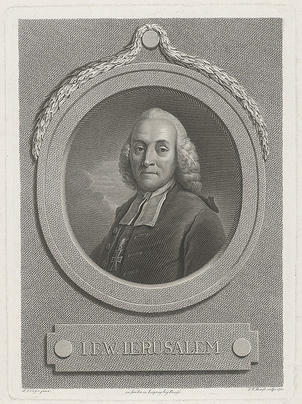 Johann Friedrich Bause, Adam Friedrich Oeser – Johann Friedrich Wilhelm Jerusalem