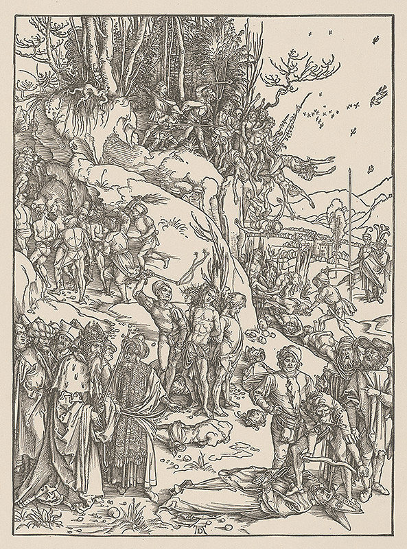 Albrecht Dürer – Umučenie desaťtisíc kresťanov