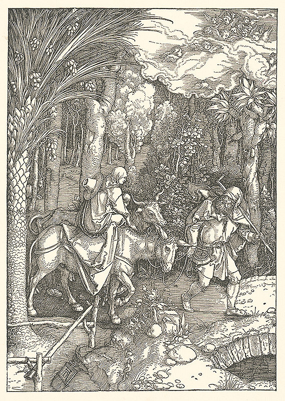 Albrecht Dürer – Útek do Egypta (13)