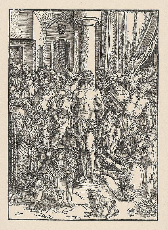 Albrecht Dürer – Krista priväzujú k stĺpu