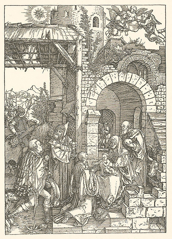 Albrecht Dürer – Kľaňanie troch kráľov (11)