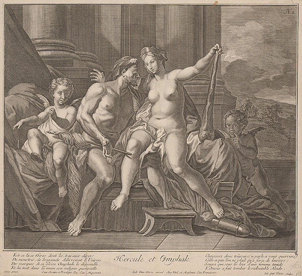 Johann Gottfried Thelott, Clovis Cazes – Herkules u Omphale 