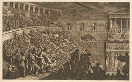 Luigi Ademollo – Antické divadelné predstavenie 