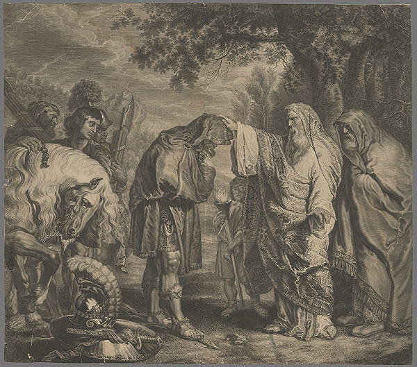 Stredoeurópsky grafik z 19. storočia – Historická scéna
