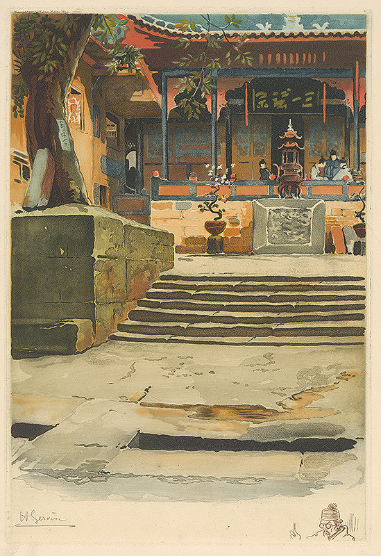 H. Gervese – Dvor pagody v Číne 