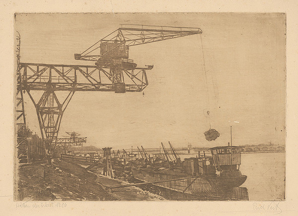 Slovenský grafik z 20. storočia – Dunajský prístav