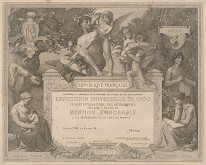Adrien Didier, Camille Boignard – Čestné uznanie mestskej rade v Bratislave zo svetovej výstavy v Paríži roku 1900 