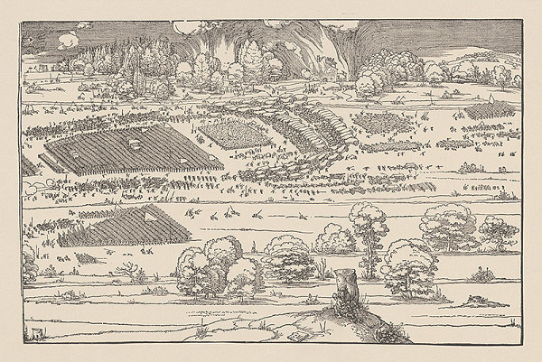 Stredoeurópsky grafik z 1. polovice 19. storočia – Vojnové ťaženie