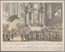 Johann Ernst Mansfeld – Leopold II. pasuje za zlatoostrých rytierov 