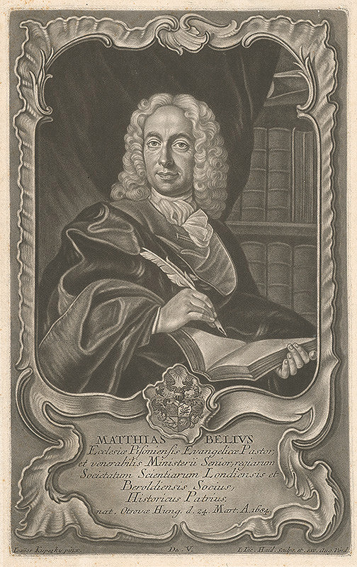 Johann Jacob Haid, Ján Kupecký – Portrét Matej Bela