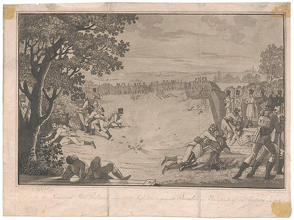 Hans Veit Friedrich Schnorr von Carolsfeld, Julius Schnorr von Carolsfeld – Boje pred Bratislavou v roku 1809