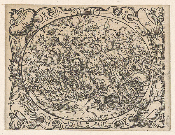 Stredoeurópsky grafik z 2. polovice 17. storočia – Ilustrácia zo Starého zákona 