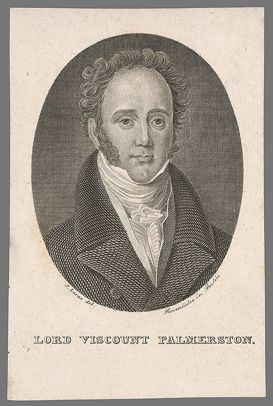 Friedrich Roßmäßler, John Lucas – Portrét lorda Visconta Palmerstona