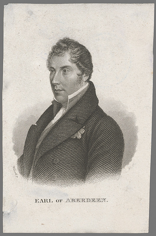 Abraham Wivell – George Hamilton Gordon Aberdeen 