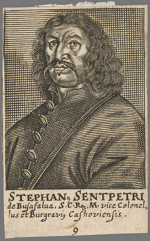 Stredoeurópsky grafik z 2. polovice 17. storočia – Portrét Štefana Sentpetri