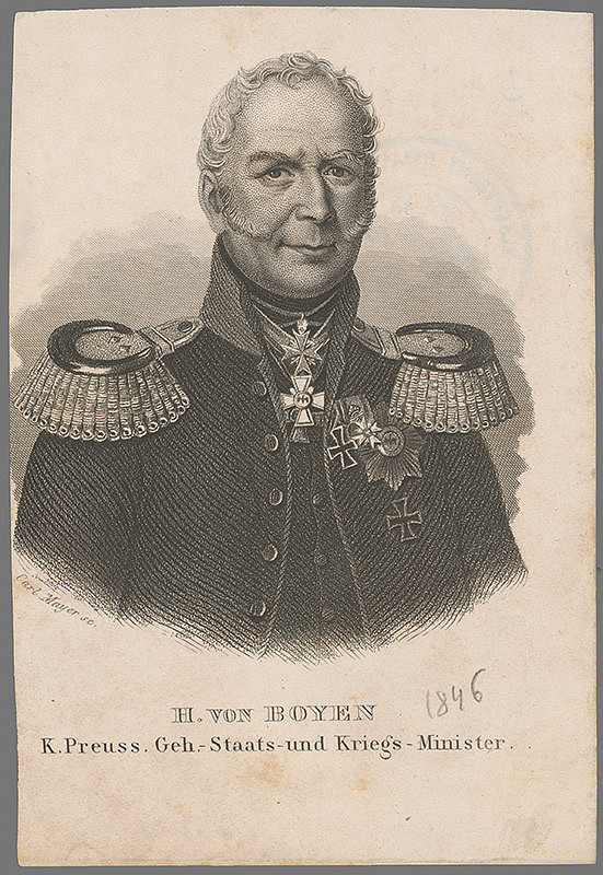 Carl Mayer – Minister Hermann von Boyen