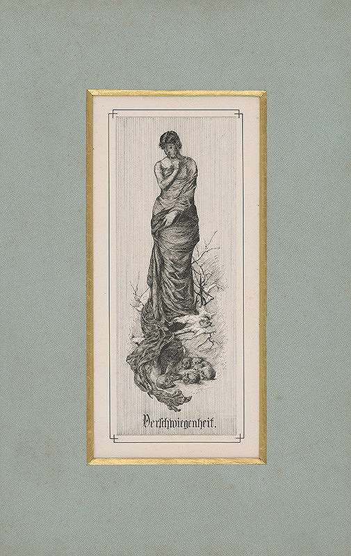 Stredoeurópsky grafik z 2. polovice 19. storočia – Mlčanlivosť