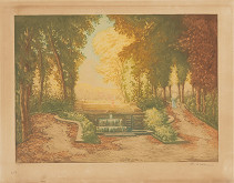 René Lorrain – Pohľad do parku 