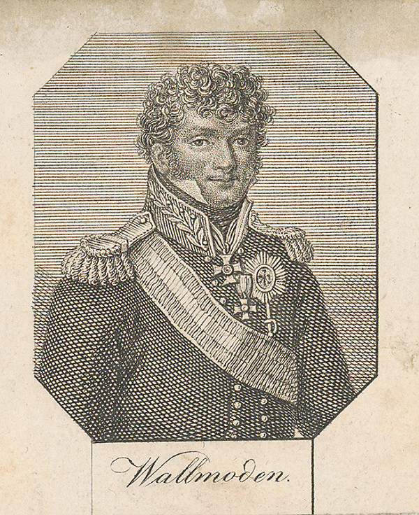 Stredoeurópsky grafik z 2. polovice 19. storočia – Podobizeň generála Wallmondena