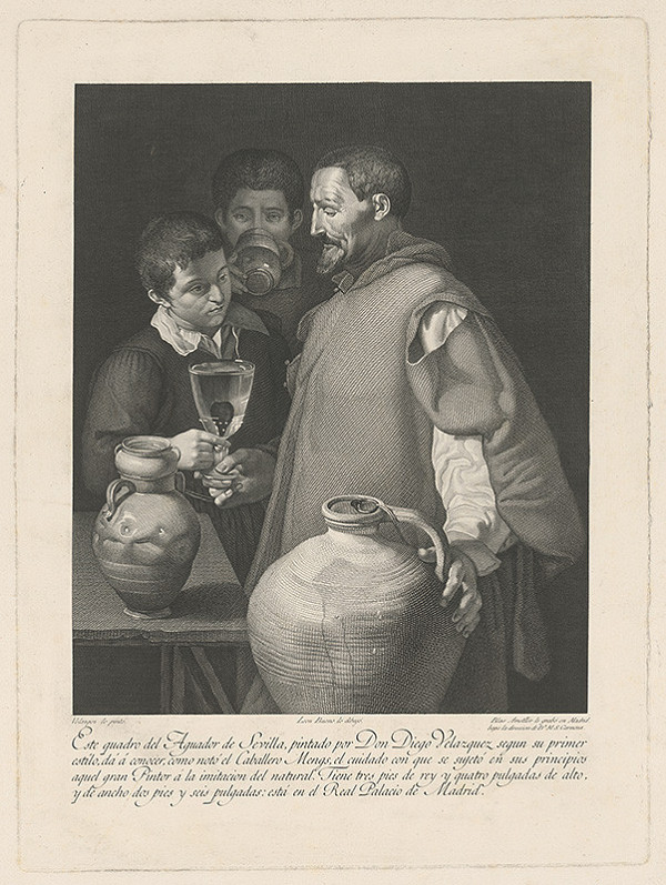 Eugen von Blaas, Diego Velázquez – Predavač vody v Seville