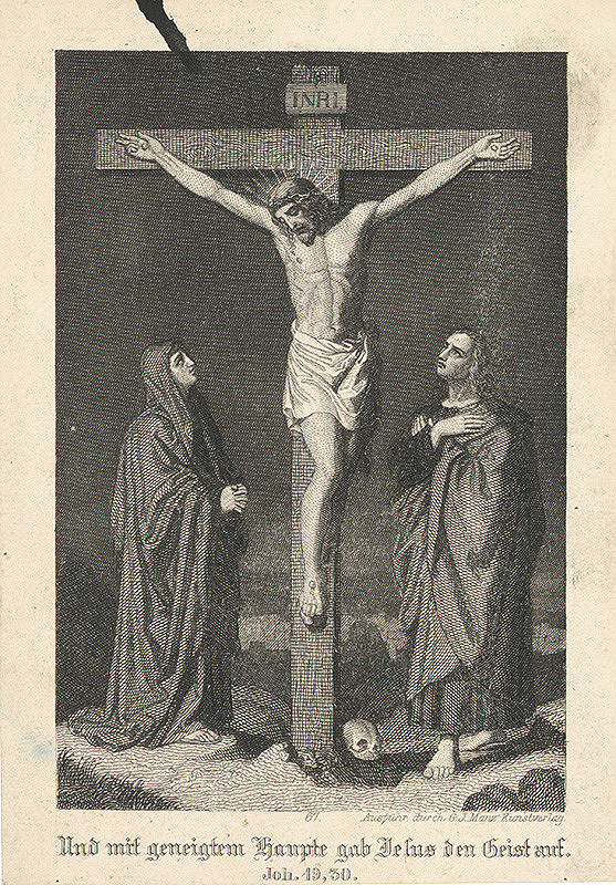 Stredoeurópsky autor z 19. storočia – Kristus na kríži
