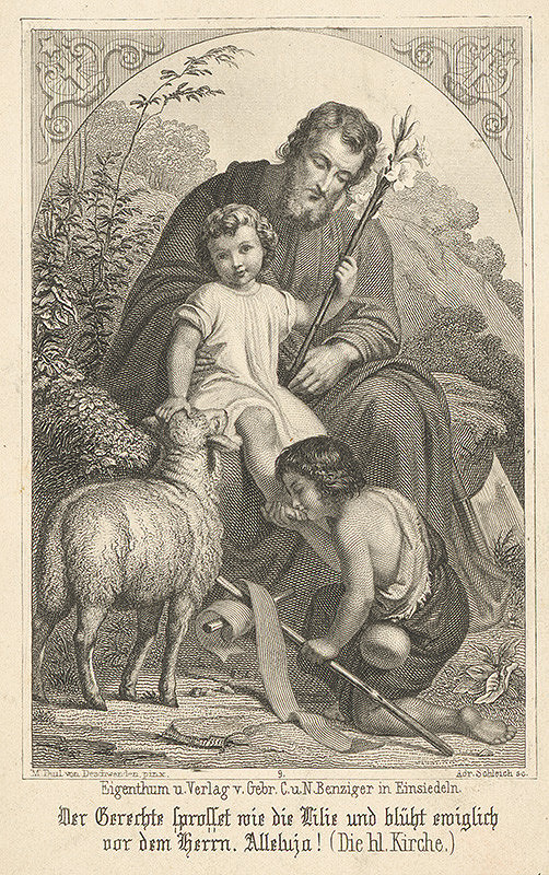 Adrian Schleich, Melchior Paul von Deschwanden – Svätý Jozef s Ježišom a Jánom Krstiteľom