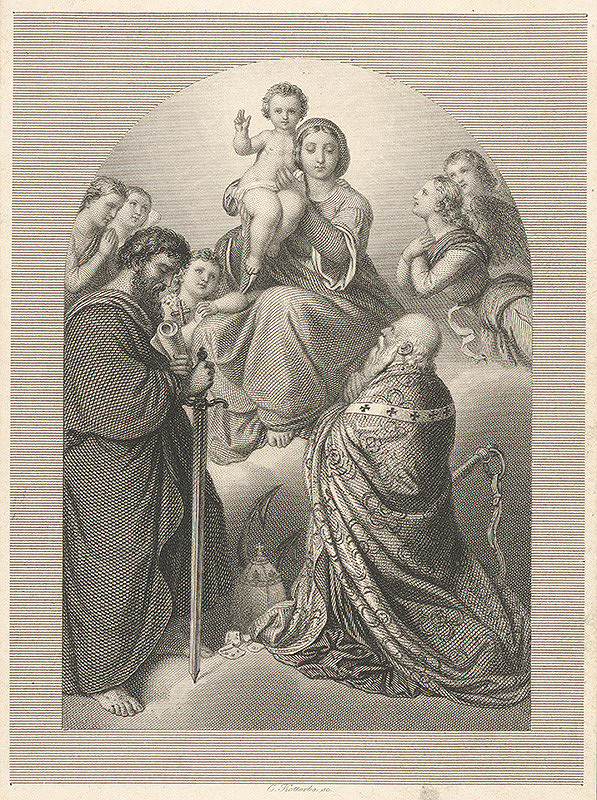 Karl Kotterba – Adorácia Panny Márie 