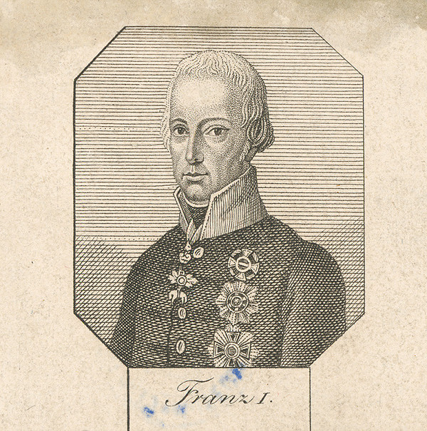Stredoeurópsky grafik z 18. storočia – Portrét cisára Františka I.