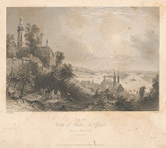 Robert Wallis, William Henry Bartlett – Pohľad na Ofen-Budín 