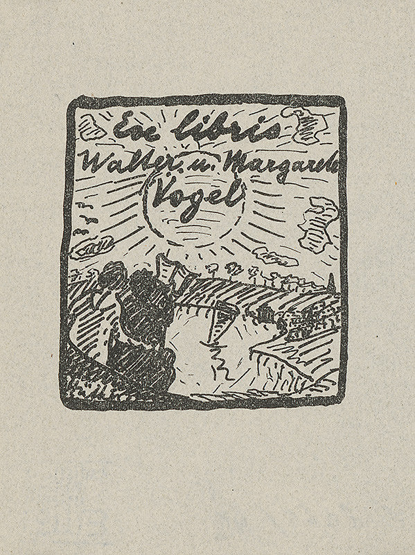 Stredoeurópsky grafik z 20. storočia – Ex libris Walter u. Margarete Vögel