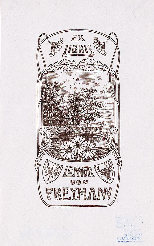 Neznámy autor – Ex libris Lennor von Freymann