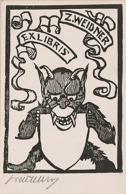 Neznámy autor – Ex libris Z. Weidner