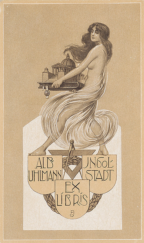 Josef Frank – Ex libris Alb.Uhlmann