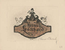 Ilona Wittrisch – Ex libris Heini Leonhard 