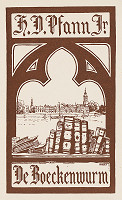 Pieter Nicolaas Misset – Ex libris H.D. Pfann Jr. 