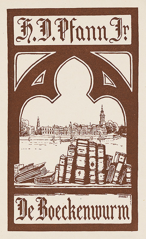 Pieter Nicolaas Misset – Ex libris H.D. Pfann Jr.