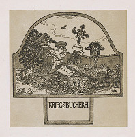 Mathilda Ade – Ex libris Kriegsbücherei 