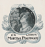 Alexander Frenz – Ex libris Martha Poensgen 