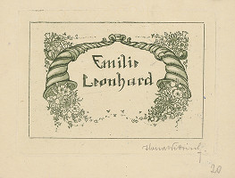 Ilona Wittrisch – Ex libris Emilie Leonhard 