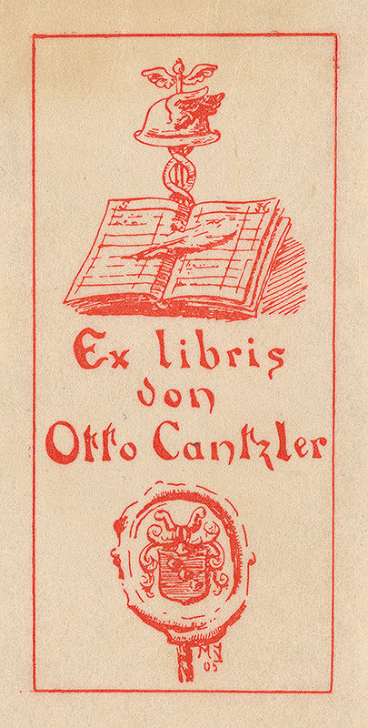MS Monogramista – Ex libris Otto Cantzler