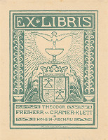 Bô Yin Râ – Ex libris Theodor Freiherr v.Cramer-Klett 