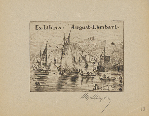 Max Manfred von der Heyden – Ex libris August Lambart